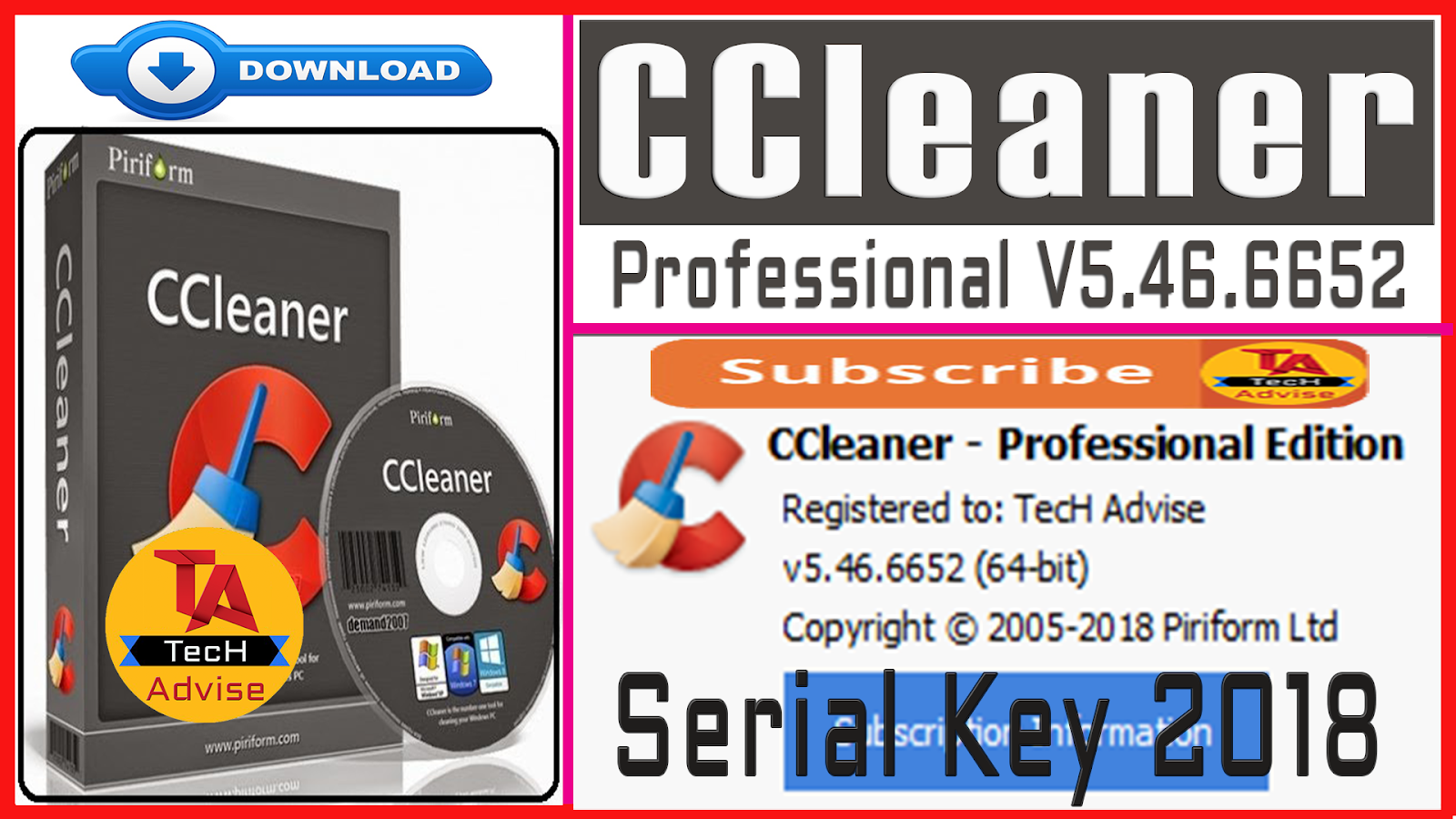 ccleaner serial pro 2019
